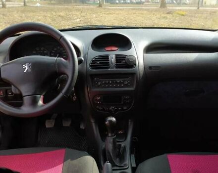 Красный Пежо 206, объемом двигателя 1.4 л и пробегом 177 тыс. км за 3400 $, фото 3 на Automoto.ua