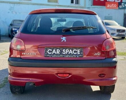 Червоний Пежо 206, об'ємом двигуна 0 л та пробігом 133 тис. км за 2500 $, фото 6 на Automoto.ua