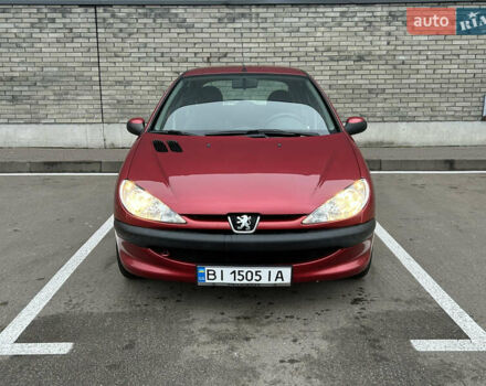 Красный Пежо 206, объемом двигателя 1.4 л и пробегом 76 тыс. км за 5200 $, фото 7 на Automoto.ua