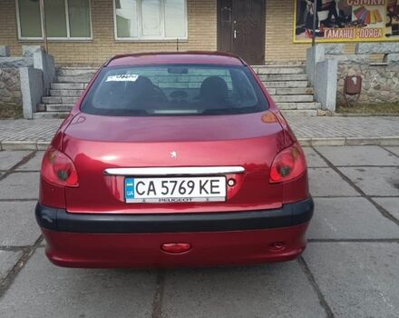 Червоний Пежо 206, об'ємом двигуна 1.4 л та пробігом 213 тис. км за 3000 $, фото 1 на Automoto.ua