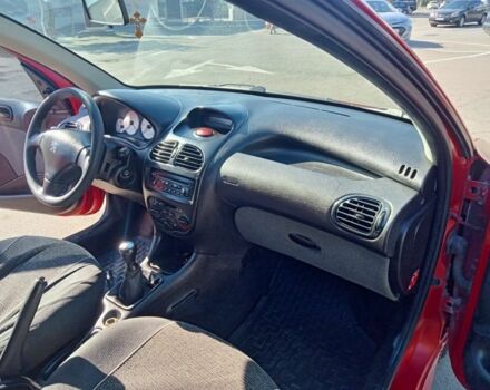 Пежо 206 2008 в Одессе на Automoto.ua Красный Пежо 206, объемом двигателя 1.4 л и пробегом 280 тыс. км за 3000 $, фото 9 на Automoto.ua