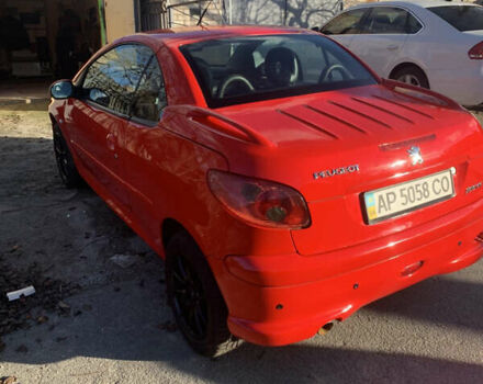 Червоний Пежо 206, об'ємом двигуна 1.59 л та пробігом 188 тис. км за 4500 $, фото 1 на Automoto.ua