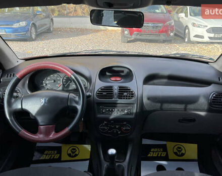 Червоний Пежо 206, об'ємом двигуна 1.4 л та пробігом 139 тис. км за 3999 $, фото 6 на Automoto.ua