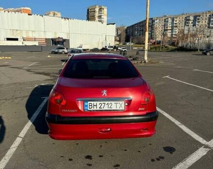 Червоний Пежо 206, об'ємом двигуна 1.36 л та пробігом 177 тис. км за 3200 $, фото 11 на Automoto.ua