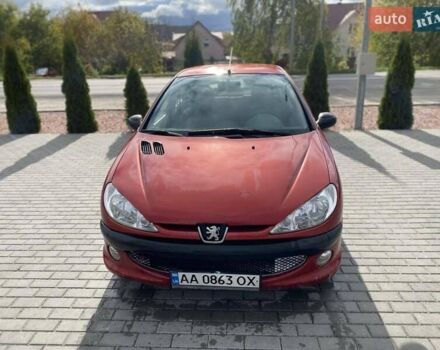 Червоний Пежо 206, об'ємом двигуна 1.4 л та пробігом 170 тис. км за 2800 $, фото 2 на Automoto.ua