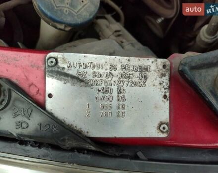 Червоний Пежо 206, об'ємом двигуна 1.36 л та пробігом 230 тис. км за 3800 $, фото 20 на Automoto.ua