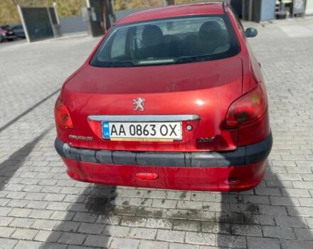 Красный Пежо 206, объемом двигателя 1.4 л и пробегом 170 тыс. км за 2800 $, фото 4 на Automoto.ua