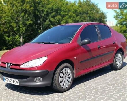 Красный Пежо 206, объемом двигателя 1.4 л и пробегом 150 тыс. км за 2899 $, фото 7 на Automoto.ua