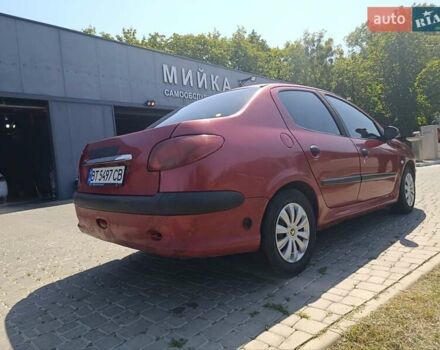 Красный Пежо 206, объемом двигателя 1.4 л и пробегом 150 тыс. км за 2899 $, фото 1 на Automoto.ua