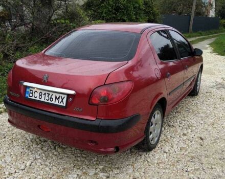 Пежо 206 2008 в Трускавце на Automoto.ua Красный Пежо 206, объемом двигателя 1.4 л и пробегом 260 тыс. км за 2950 $, фото 4 на Automoto.ua