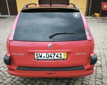 Червоний Пежо 206, об'ємом двигуна 1.4 л та пробігом 286 тис. км за 4250 $, фото 6 на Automoto.ua
