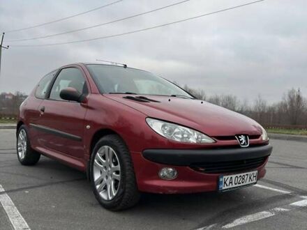 Красный Пежо 206, объемом двигателя 1.4 л и пробегом 179 тыс. км за 3600 $, фото 1 на Automoto.ua