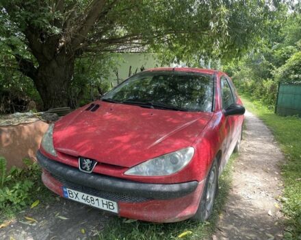 Красный Пежо 206, объемом двигателя 1.1 л и пробегом 100 тыс. км за 2500 $, фото 1 на Automoto.ua