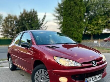 Червоний Пежо 206, об'ємом двигуна 1.4 л та пробігом 230 тис. км за 4000 $, фото 1 на Automoto.ua