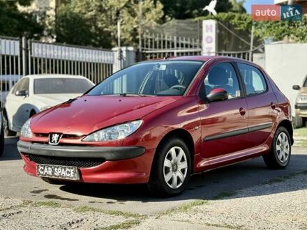 Червоний Пежо 206, об'ємом двигуна 0 л та пробігом 133 тис. км за 2500 $, фото 1 на Automoto.ua