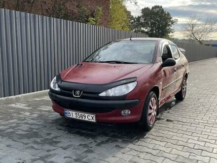 Пежо 206 2009 в Полтаве на Automoto.ua Красный Пежо 206, объемом двигателя 1.36 л и пробегом 100 тыс. км за 3500 $, фото 1 на Automoto.ua