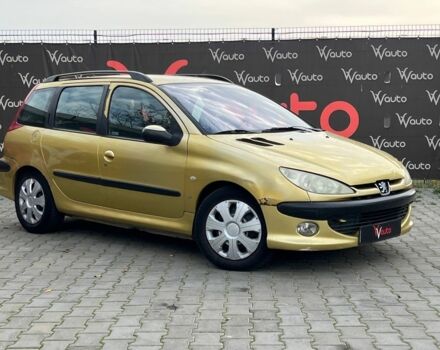 Желтый Пежо 206, объемом двигателя 2 л и пробегом 250 тыс. км за 2499 $, фото 1 на Automoto.ua
