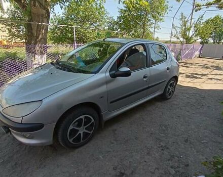 Сірий Пежо 206, об'ємом двигуна 1.36 л та пробігом 226 тис. км за 2900 $, фото 2 на Automoto.ua