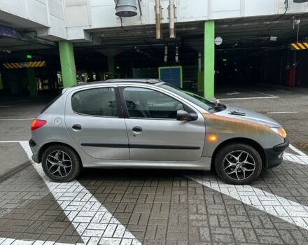 Серый Пежо 206, объемом двигателя 1.36 л и пробегом 173 тыс. км за 2000 $, фото 3 на Automoto.ua