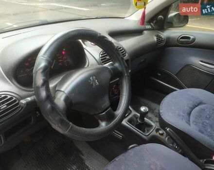 Сірий Пежо 206, об'ємом двигуна 1.36 л та пробігом 340 тис. км за 2950 $, фото 17 на Automoto.ua
