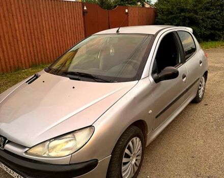Сірий Пежо 206, об'ємом двигуна 1.9 л та пробігом 204 тис. км за 2000 $, фото 3 на Automoto.ua