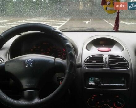 Сірий Пежо 206, об'ємом двигуна 1.36 л та пробігом 340 тис. км за 2950 $, фото 27 на Automoto.ua
