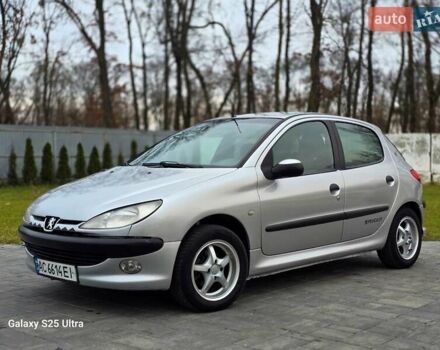 Серый Пежо 206, объемом двигателя 1.4 л и пробегом 221 тыс. км за 2450 $, фото 27 на Automoto.ua