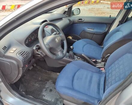 Серый Пежо 206, объемом двигателя 1.12 л и пробегом 154 тыс. км за 2900 $, фото 10 на Automoto.ua