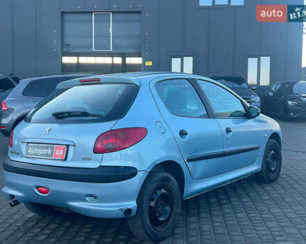 Сірий Пежо 206, об'ємом двигуна 1.2 л та пробігом 211 тис. км за 1300 $, фото 9 на Automoto.ua