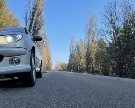 Серый Пежо 206, объемом двигателя 1.4 л и пробегом 178 тыс. км за 3500 $, фото 1 на Automoto.ua