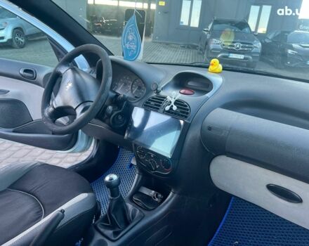 Сірий Пежо 206, об'ємом двигуна 1.2 л та пробігом 211 тис. км за 1300 $, фото 30 на Automoto.ua