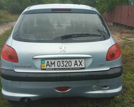 Сірий Пежо 206, об'ємом двигуна 1.4 л та пробігом 220 тис. км за 3500 $, фото 1 на Automoto.ua