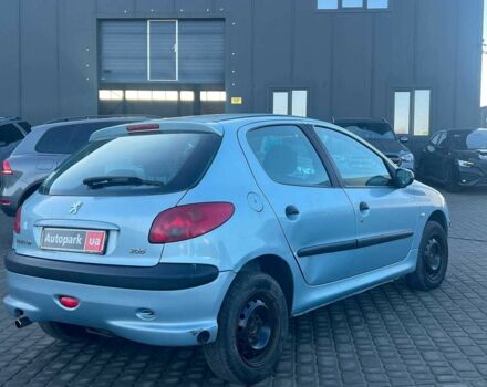 Сірий Пежо 206, об'ємом двигуна 1.2 л та пробігом 211 тис. км за 2300 $, фото 9 на Automoto.ua