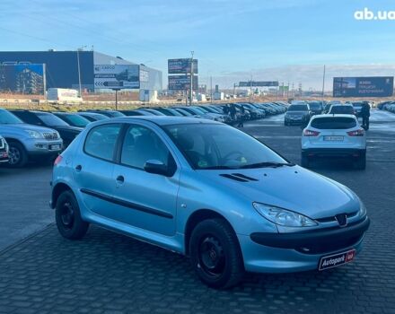 Сірий Пежо 206, об'ємом двигуна 1.2 л та пробігом 211 тис. км за 1300 $, фото 12 на Automoto.ua