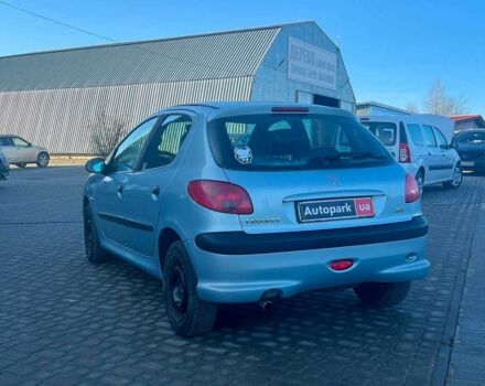 Сірий Пежо 206, об'ємом двигуна 1.2 л та пробігом 211 тис. км за 2300 $, фото 7 на Automoto.ua