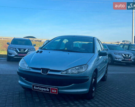 Сірий Пежо 206, об'ємом двигуна 1.2 л та пробігом 211 тис. км за 1300 $, фото 1 на Automoto.ua