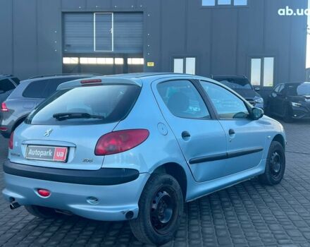 Сірий Пежо 206, об'ємом двигуна 1.2 л та пробігом 211 тис. км за 1300 $, фото 9 на Automoto.ua