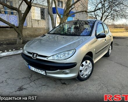 Серый Пежо 206, объемом двигателя 1.4 л и пробегом 165 тыс. км за 3750 $, фото 7 на Automoto.ua