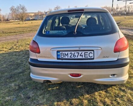 Сірий Пежо 206, об'ємом двигуна 1.4 л та пробігом 340 тис. км за 3800 $, фото 3 на Automoto.ua