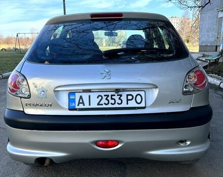 Серый Пежо 206, объемом двигателя 1.4 л и пробегом 165 тыс. км за 3750 $, фото 5 на Automoto.ua