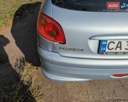 Сірий Пежо 206, об'ємом двигуна 1.59 л та пробігом 246 тис. км за 4100 $, фото 7 на Automoto.ua
