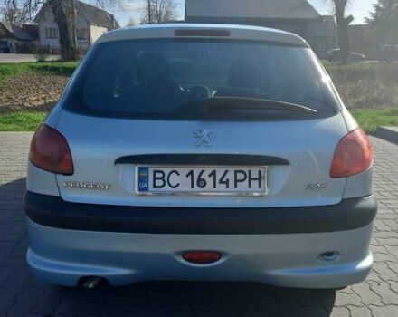 Сірий Пежо 206, об'ємом двигуна 1.4 л та пробігом 171 тис. км за 3000 $, фото 4 на Automoto.ua