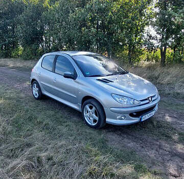 Серый Пежо 206, объемом двигателя 1.6 л и пробегом 90 тыс. км за 5500 $, фото 10 на Automoto.ua