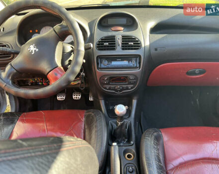 Серый Пежо 206, объемом двигателя 2 л и пробегом 210 тыс. км за 3700 $, фото 17 на Automoto.ua