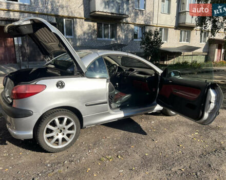 Серый Пежо 206, объемом двигателя 2 л и пробегом 210 тыс. км за 3700 $, фото 5 на Automoto.ua