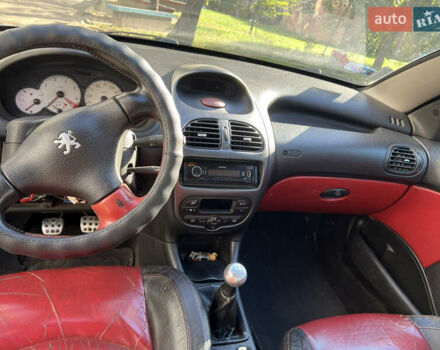 Серый Пежо 206, объемом двигателя 2 л и пробегом 210 тыс. км за 3700 $, фото 12 на Automoto.ua