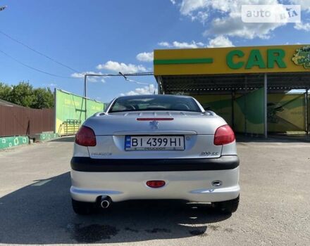 Сірий Пежо 206, об'ємом двигуна 1.6 л та пробігом 193 тис. км за 3200 $, фото 1 на Automoto.ua