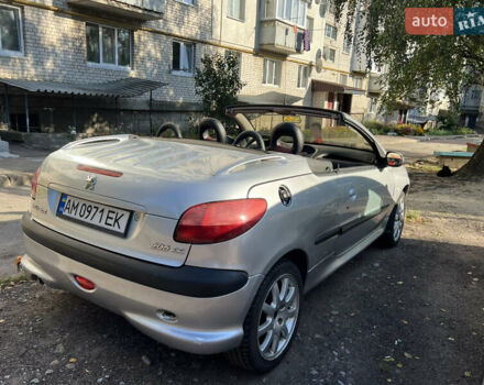 Серый Пежо 206, объемом двигателя 2 л и пробегом 210 тыс. км за 3700 $, фото 2 на Automoto.ua