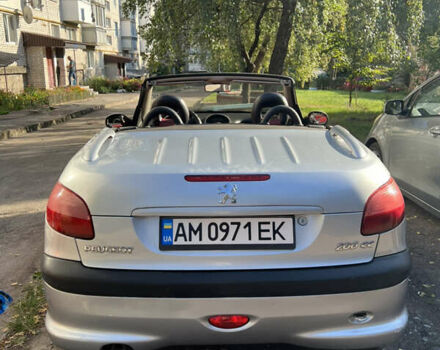 Серый Пежо 206, объемом двигателя 2 л и пробегом 210 тыс. км за 3700 $, фото 3 на Automoto.ua