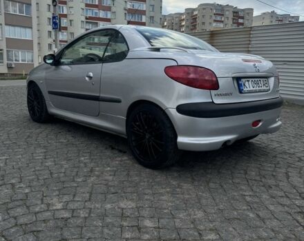 Сірий Пежо 206, об'ємом двигуна 1.6 л та пробігом 196 тис. км за 3800 $, фото 5 на Automoto.ua